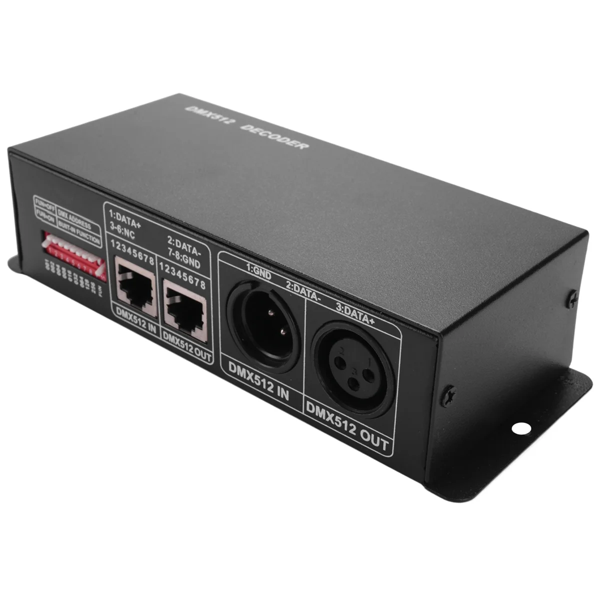 3Ch Dc12-24V Rgbw Dmx 512 Decoder Led Controller Rgb Led Dmx512 Decoder, Dmx512-3Ch