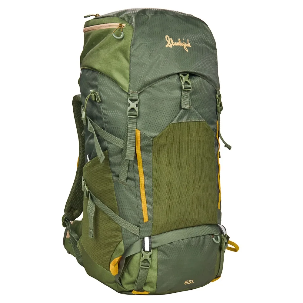 

Mountaineering Backpack Dallas Divide 65 Liter Green Backpacking Backpack Camping Climbing Bag Hiking Sports Entertainment