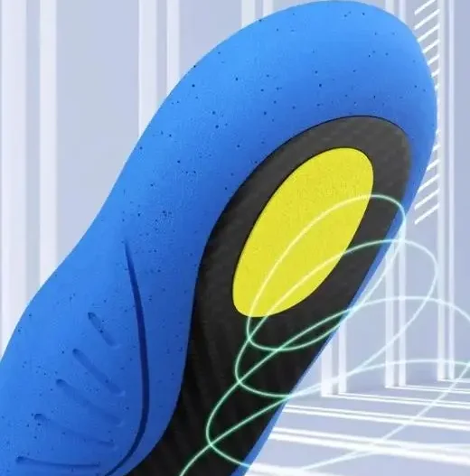 Carbon Fiber Shock-Absorbing Sports Insoles
