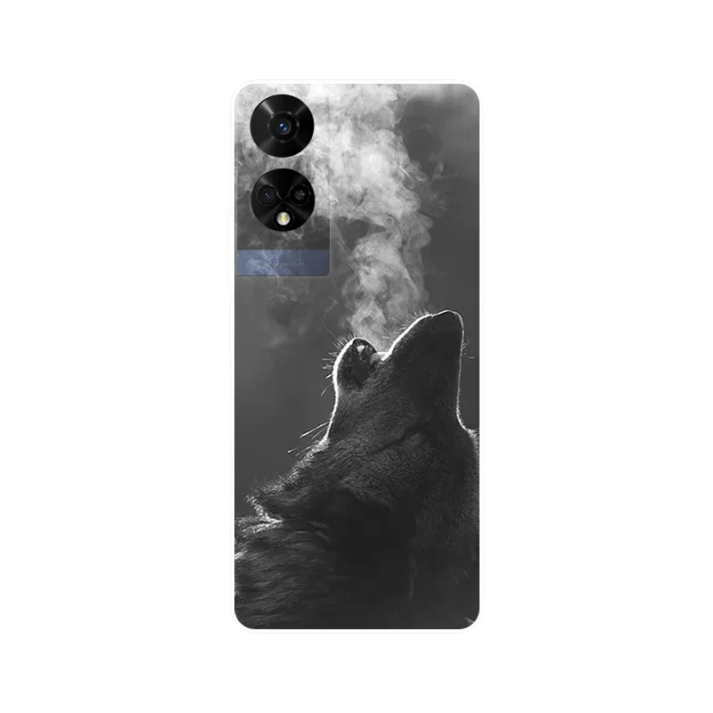 Panda Leaves Soft Silicone Phone Case - Bumper Back Cover