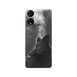 Panda Leaves Soft Silicone Phone Case - Bumper Back Cover for TCL 50 5G T613K (11)