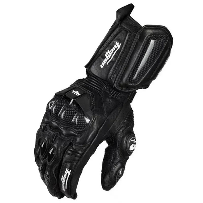 Motorcycle Gloves Genuine Leather Men Luva Riding Moto Motorcycle Guantes Racing Equipment Waterproof Riding Touch Screen Motocross Winter