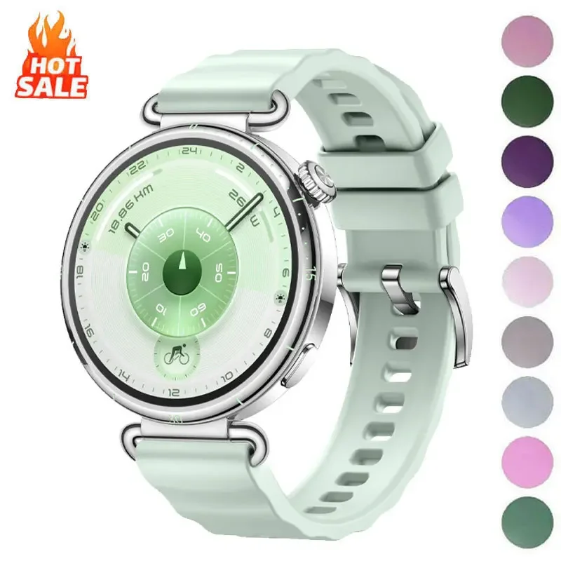 18mm Silicone Soft Sport Watchband Bracelet
