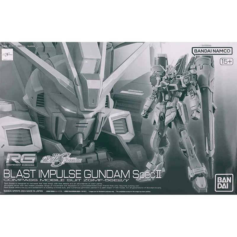 ロボット RG BLAST & SWORD IMPULSE GUNDAM Bandai Gundam Model Kit RG Blast Sword Impulse Spec 2