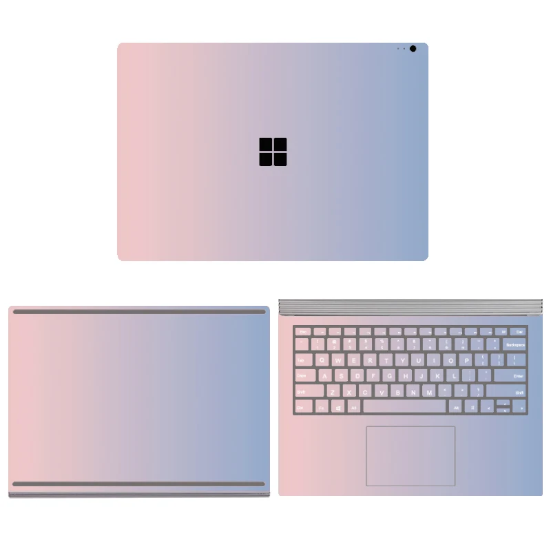 Adesivo Skin Per Laptop Per Microsoft Surface Book 3 13.5 15 Adesivi In Vinile Pvc A Colori Sfumati Per Surface Book 2 13.5 15''