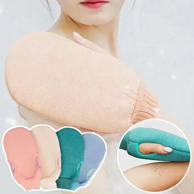 

1PC Bath for Peeling Exfoliating Body Scrubber Glove Body Wash Mitt Rub Dead Skin Gloves for Shower Back Scrubber SPA Washcloth