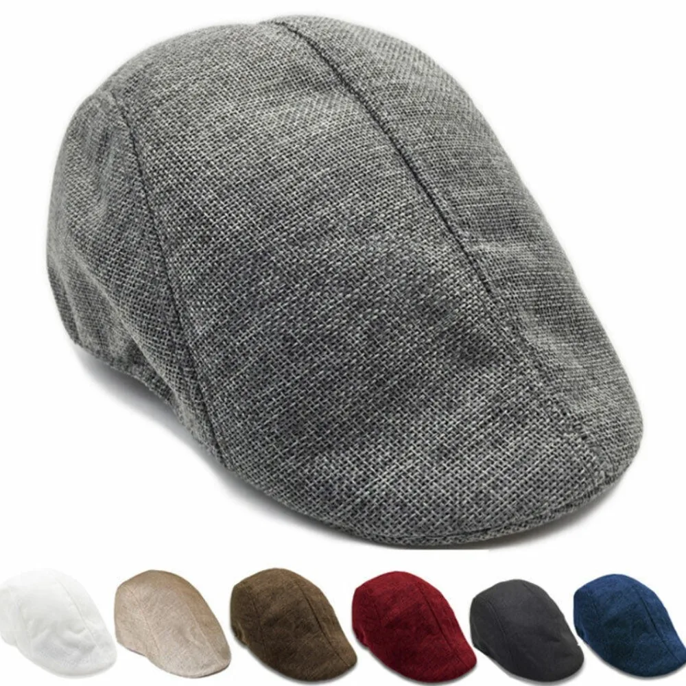 Peaky Newsboy Golf Driving Hat Caps Boys Mens Flat Cap Beret Cabbie Hat Vintage golf caps