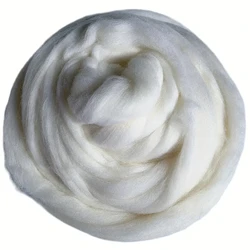 Deluxe Hand - Dyed Needle Felting Wool Collection - 100g (White 1)