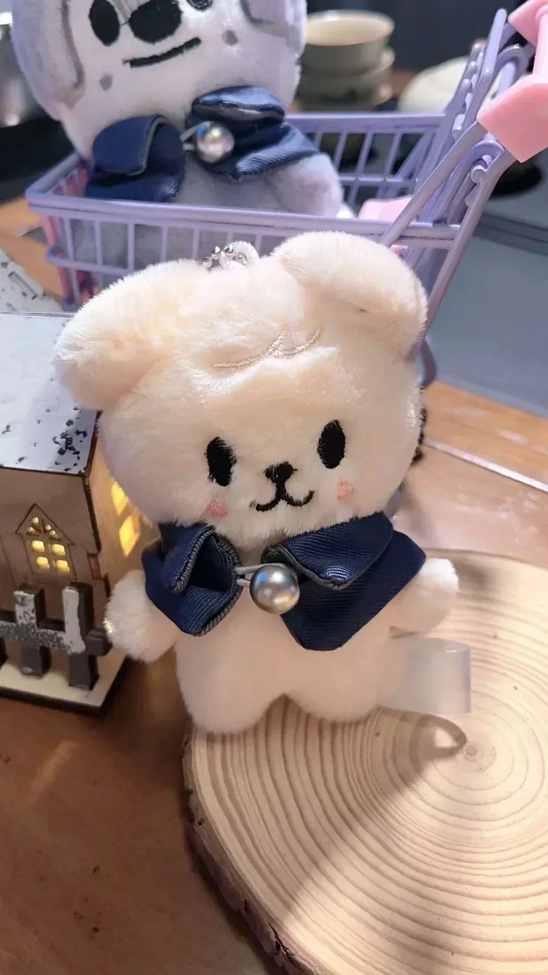 10cm Animal Plush Toys Doll Keychain Cute Soft Stuffed Doll Plush Keychain Peripheral Collection Accompany Gift Toys Game Kids 5
