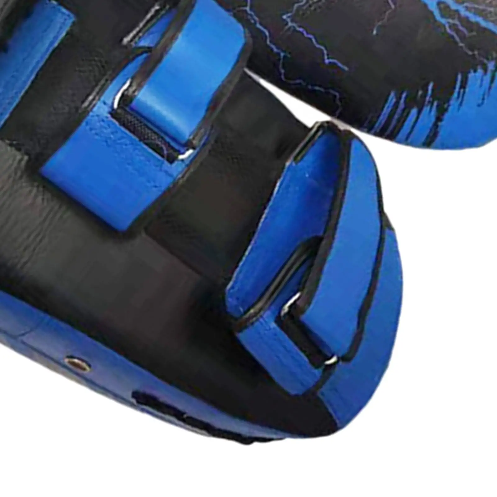Kicking Shield Boxing Pads Focus Mitts, Curved Hand Pad Adjustable, PU Leather
