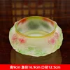 Coloured Glaze Buddha Ware Household Use Worship Buddha Suit, Water Supply Cup, Fruit Plate, Buddha Lamp, Incense Burner, Vase 5