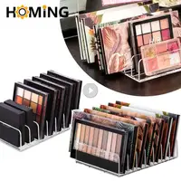 1PC Acrylic Compact Eyeshadow Palette Organizer Display Tray Storage Box Cosmetics Makeup Rack Holder Drawer Organizer 7 Grid 1
