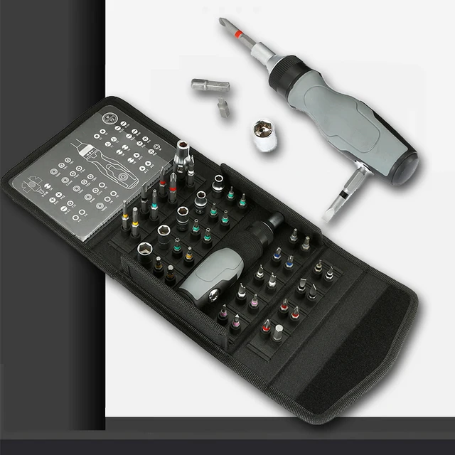 Set di cacciaviti a cricchetto chiave esagonale magnetica strumenti di riparazione del Computer strumenti di riparazione rapida per bici da auto Ket vanadio multidirezionale 6