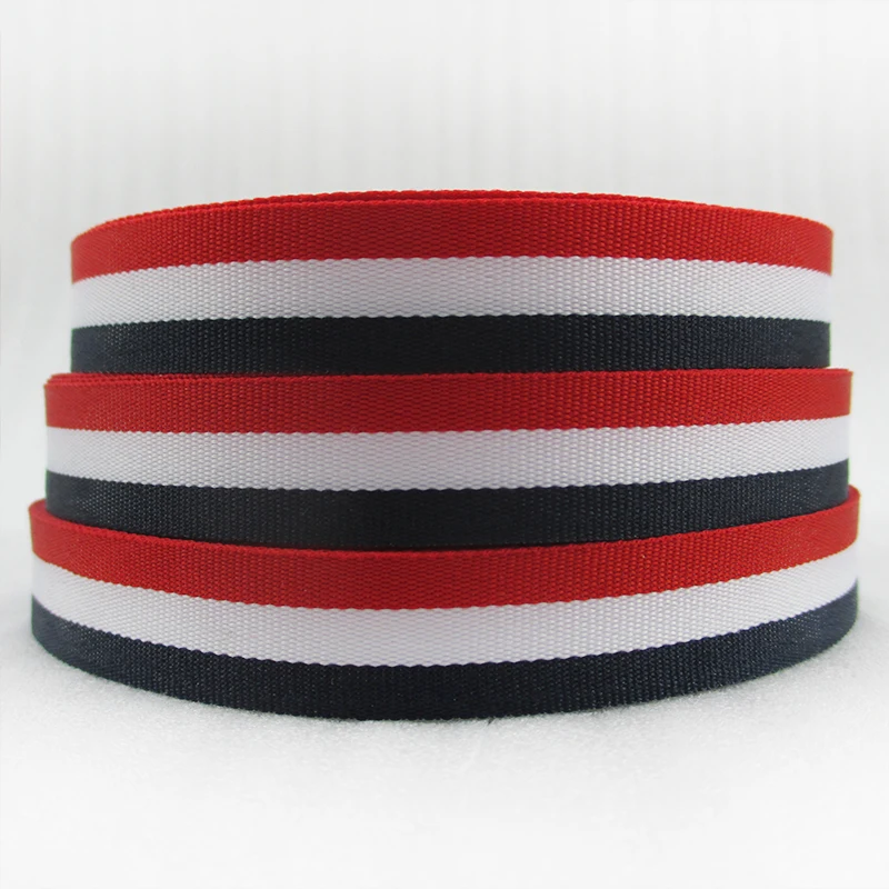 5 Yards Multi Size 16mm 25mm Striped Grosgrain Ribbon Stripes Festival Party Gift Decoration Crafts DIY Wrapping Accessories ribbon decoration ribbon supplies wrapping ribbon grosgrain ribbon