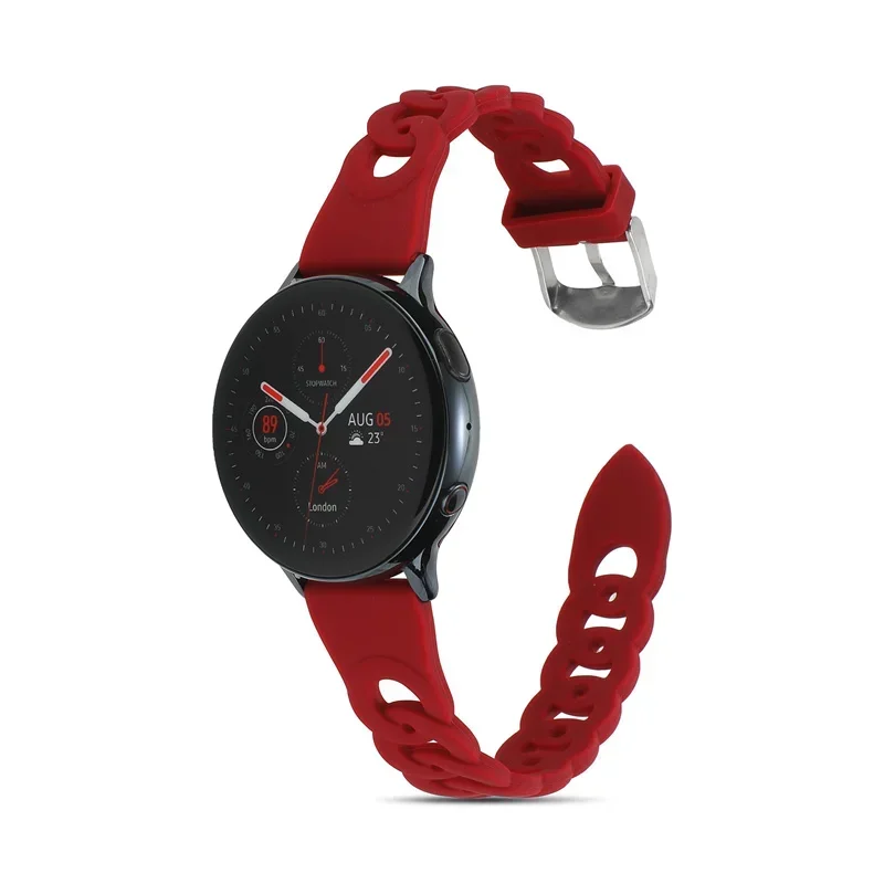 Silicone Air Hole Sports Band with Adjustable Strap