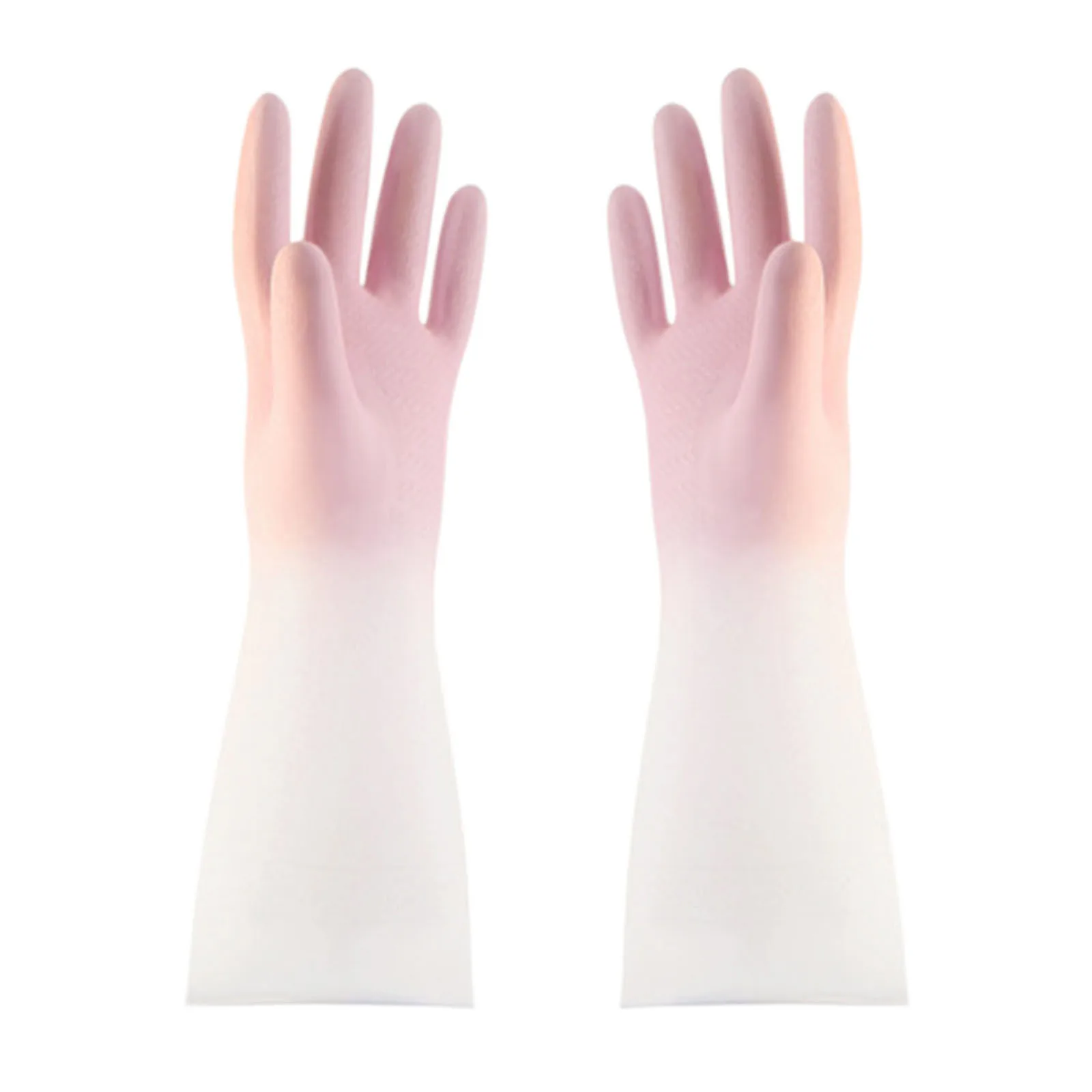 GradientWaterproofLatexGlovesForLaundryKitchenHouseholdCleaning