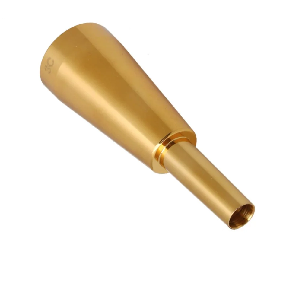 3C Trumpet Mouthpiece Thickened American Style Heavier Trumpet Instrument Accessory Golden