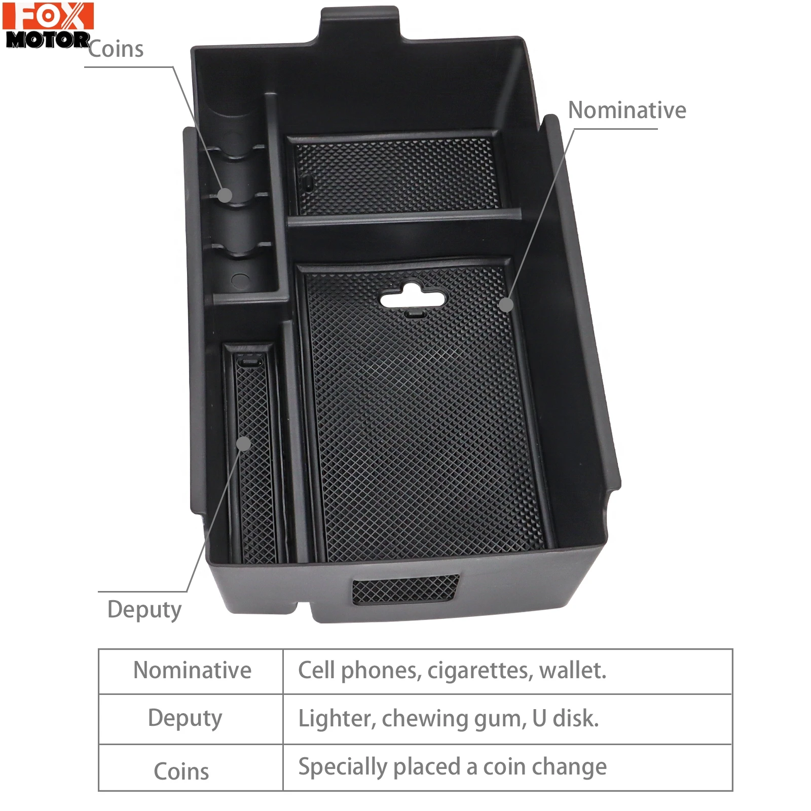 Organizador De Consola Central De Automóvil, Compatible Con