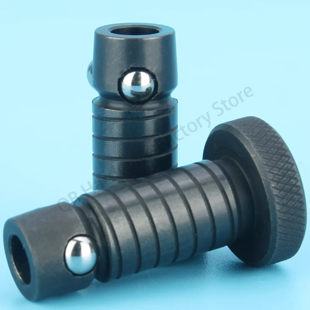 QB119 탄소강 블랙 산화물 볼 잠금 핀, 플랜지 생크 위치 지정 핀, Dia13, 16, 20, 25, 30, 35, 50mm