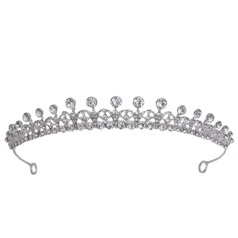 

Bride Crown Alloy Rhinestone Inlaid Hair Accessories Wedding Dress Princess Dress Birthday Photo Hair Accessories