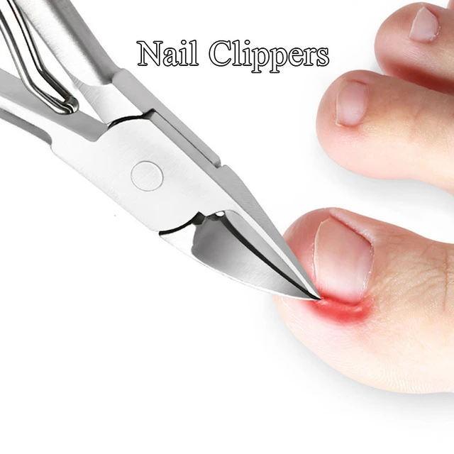 BEZOX Heavy Duty Podiatrist Toenail Clippers for Thick and Ingrown Nails,  Stainless Steel Toe Nail Cutter 