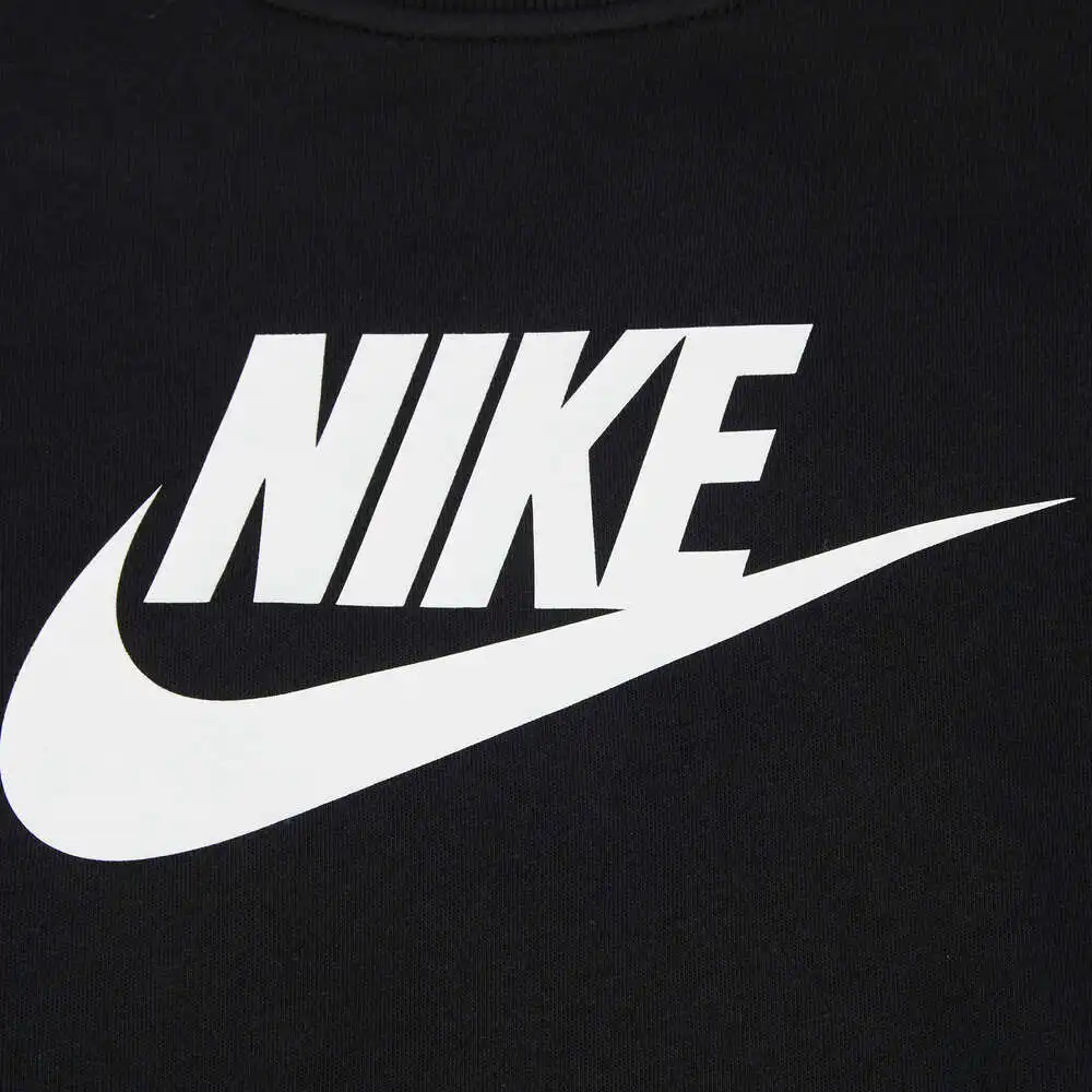 NIKE 2024 Kids K NSW CLUB FLC CREW LS HBR Knit Hoodie FD2992-010