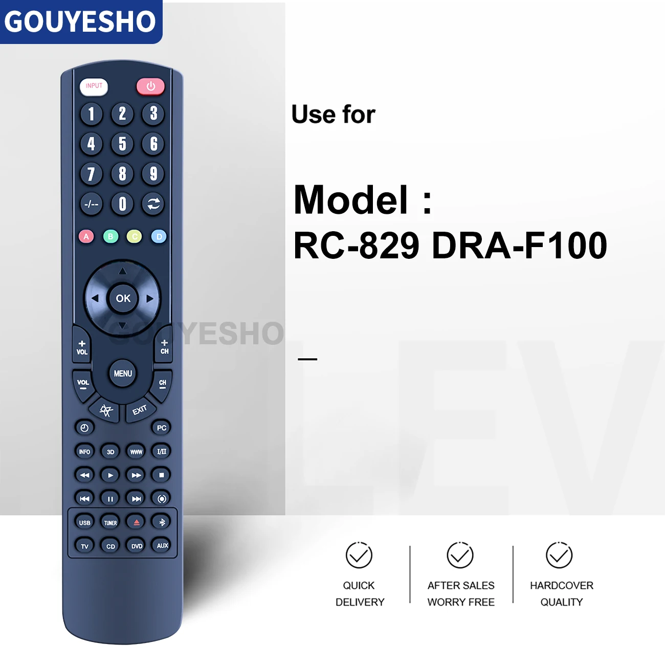 New RC-829 Replace Remote Control For Denon Audio Video AV