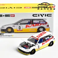 Kaido House+MINIGT 1:64 139 Civic EF Diecast Model Car 1