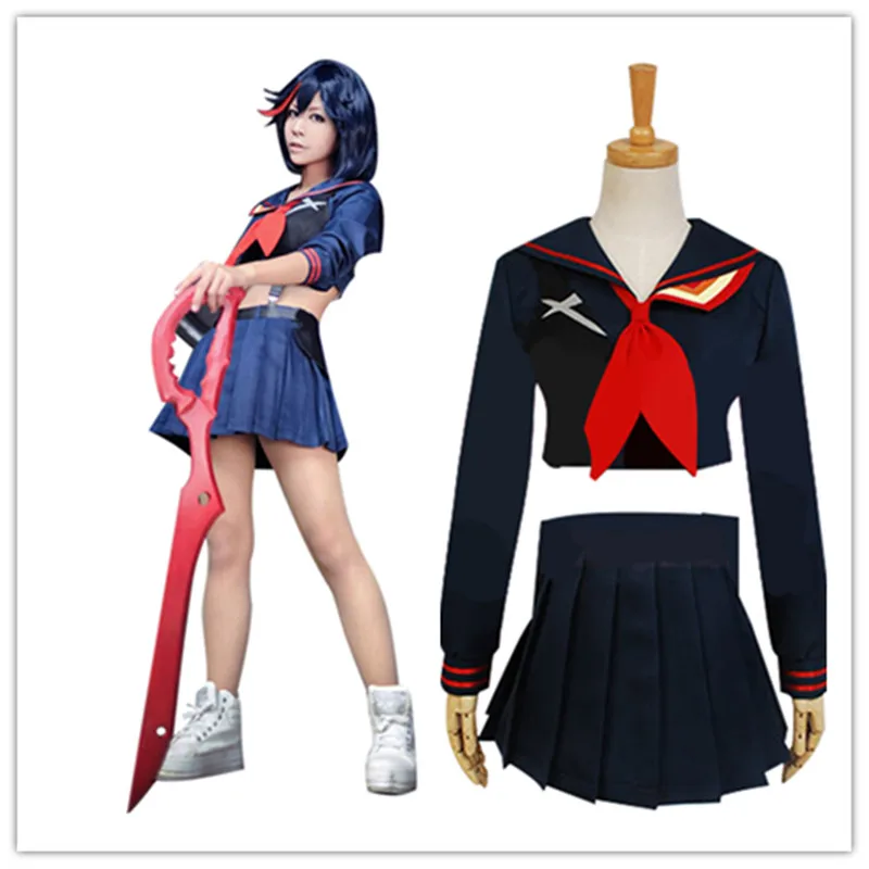 

Adult Women KILL la KILL Cosplay Ryuko Matoi Cosplay Costume Anime Girls Party Dress Halloween Carnival Suit