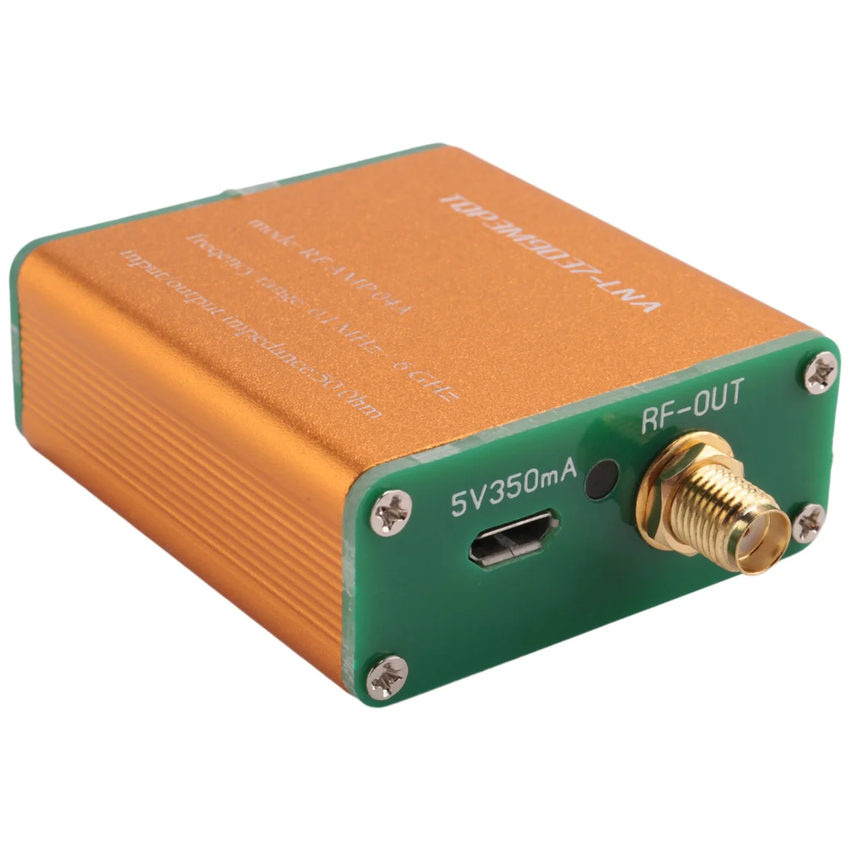 전대역 증폭기 HF FM VHF UHF RF 프리앰프, 고선형성 초저잡음 이득 증폭기, 100K-6GHz
