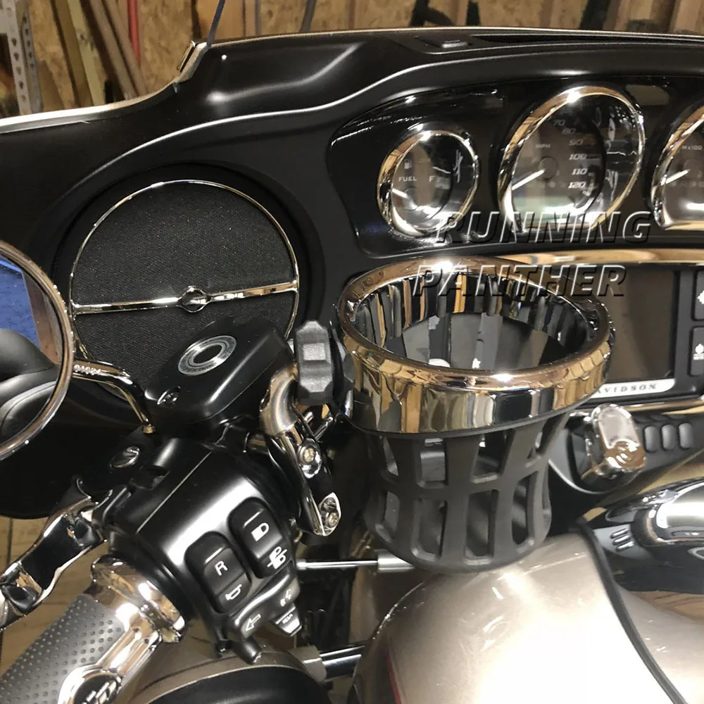 Für Harley Yamaha Kawasaki Suzuki indian Honda GL1800 GL1500 F6B Universal Motorrad Wasser Trinken Trinken Tasse Halter Halterung – Detail 2