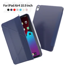 

For iPad Air 2020 Case For iPad air 4 Generation Case 10.9 2020 PU Leather Magnetic Soft TPU Case Funda Smart Cover Coque Capa