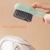 Cleaning Brush Multifunctional Summer Brush Liquid Adding Shoe Brush Soft Bristle with Soap Dispenser for Bathroom Kitchen New 5
