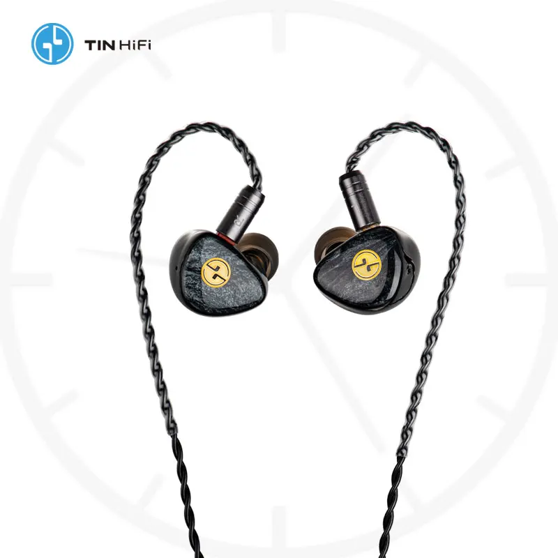 Tinhifi T3 Plus Wired Best In Ear Auricolari Hifi Monitor Driver Dinamico Lcp Stampato In 3D Da 10Mm Con Cavo Audio Staccabile A 2Pin