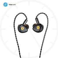 TINHIFI T3 PLUS Wired Best In Ear HIFI Earphones 3D Printed 10MM LCP Dynamic Driver Monitor with 2PIN Detachable Audio Cable 1