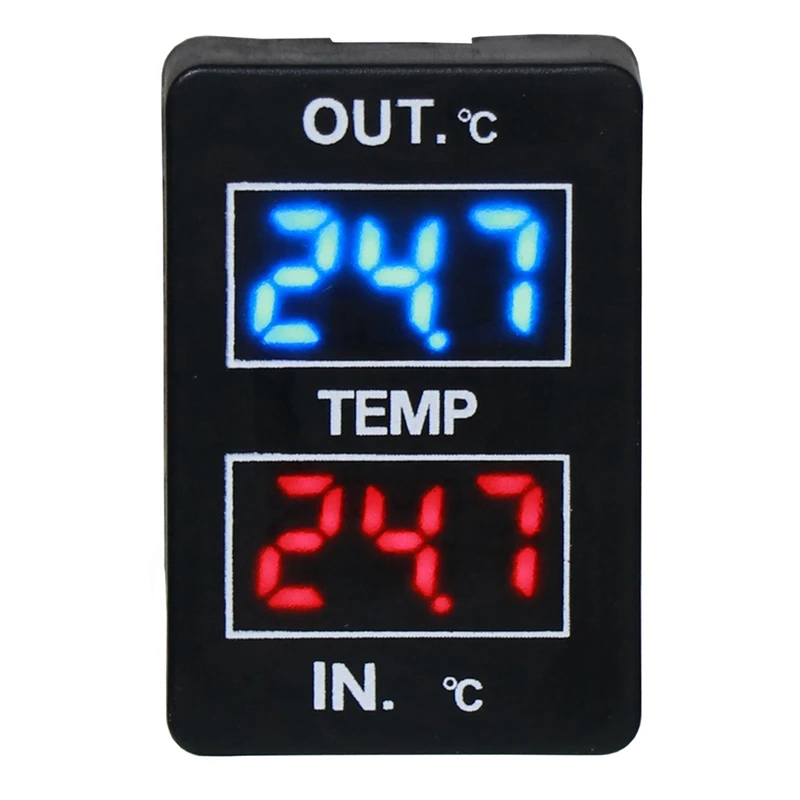 Car Interior And Exterior Black Temperature Display Sensor For Toyota Camry Corolla Yaris RAV4 33X22.5Mm