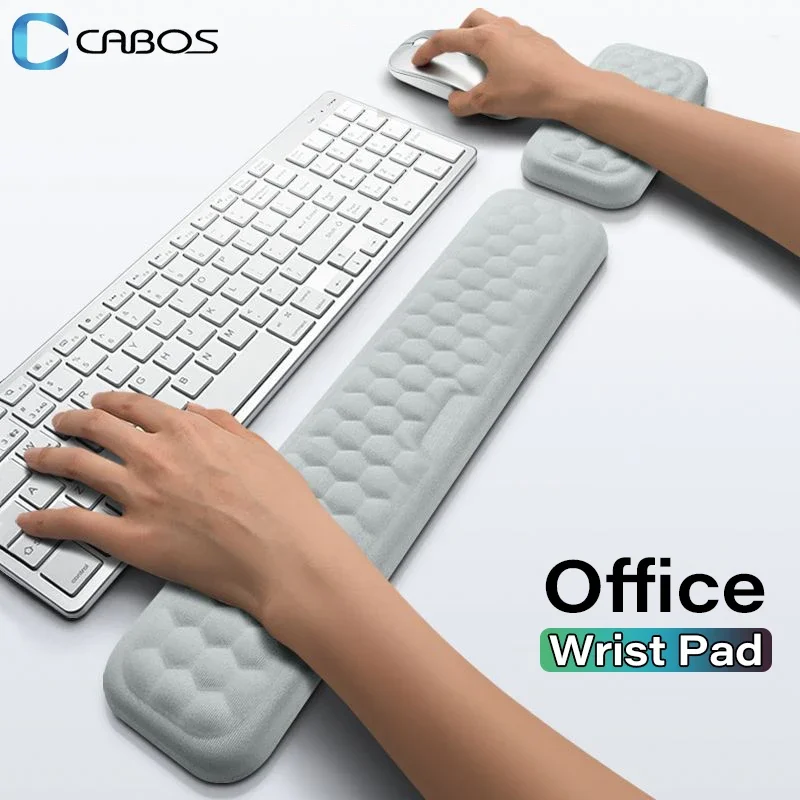 Tapis Clavier & Souris avec Repose-Poignet Ergonomique – Mousse Mémoire Antidérapant 2