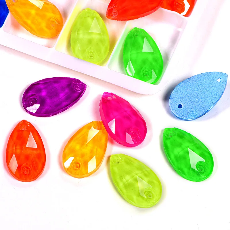 Sewing Rhinestones Glitter Neon Crystals For Christmas Decoration Dress