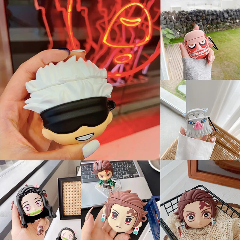 Anime Airpod Pro Phone Case 3d Anime Airpod Case Anime Airpod Case