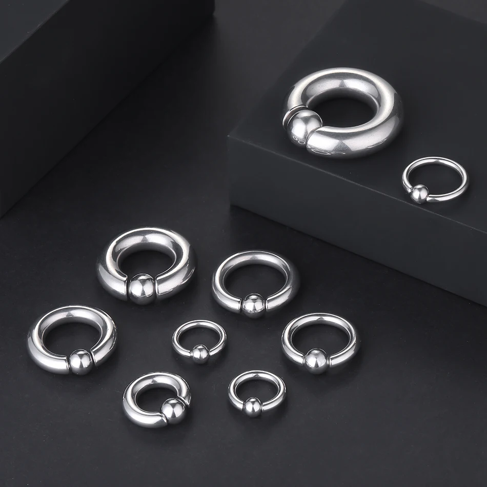 Stainless Steel Captive Bead Rings for Piercing and Body Jewelry