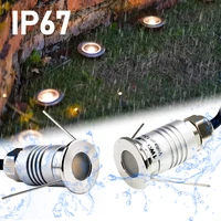 LED Mini Garden Spotlight Wall Light IP67 Waterproof Underground Light for Lawn Patio Yard Walkway Patio Stair Step Deck Lamp 1