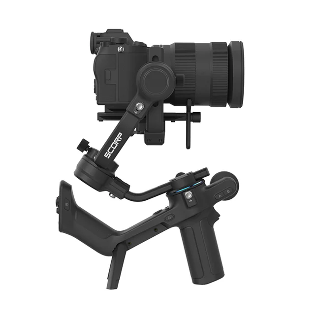 FeiyuTech Feiyu SCORP-C 핸드헬드 짐벌 스태빌라이저는 DSLR 카메라에 최적화되어 있습니다.