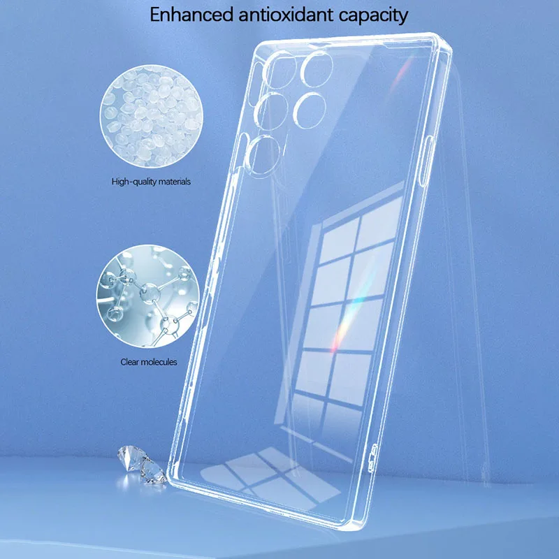 Transparent Flexible Shockproof Phone Case - Slim, Durable, and Protective