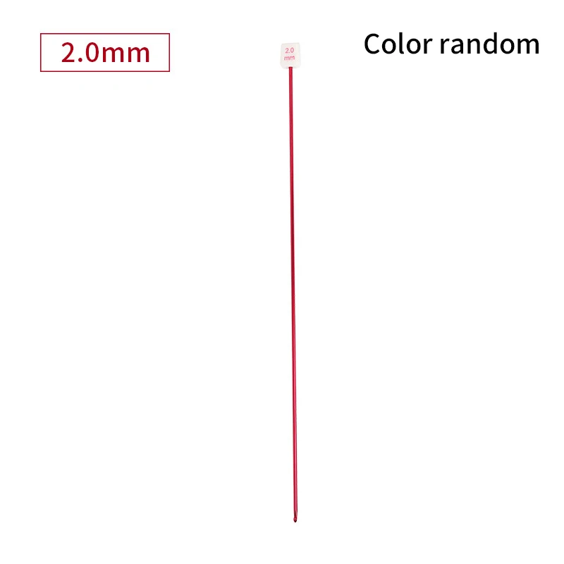 2/2.5/3/3.5/4/4.5/5/5.5/6/6.5/7/8/9 mm DIY Crochet Hooks Plastic Handle Knitting Weaving Sewing Craft Yarn Needles