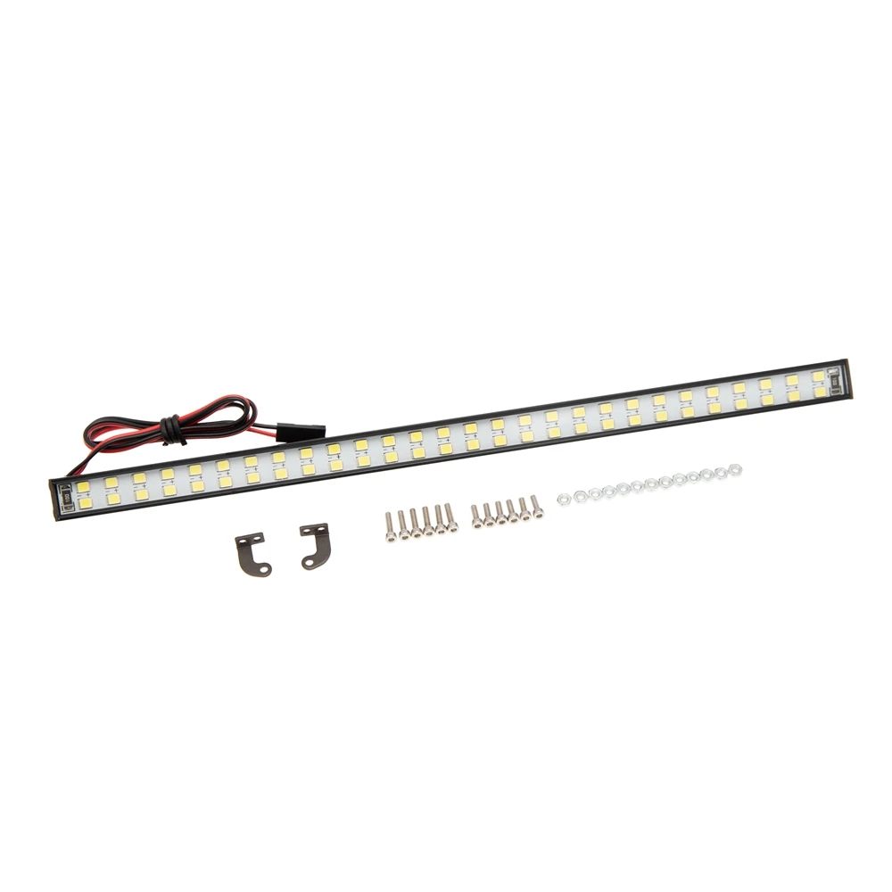 B48A 227mm 56 LED 초고휘도 루프 라이트 LED 라이트 바 (1/6 RC 크롤러 자동차 Axial SCX6 Jeep JLU 랭글러 업그레이드 부품용)