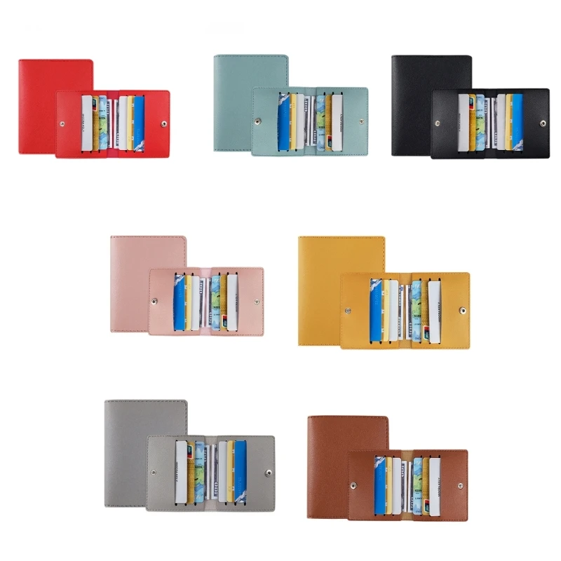 

Bank Credit ID-Card Holder Organizer Multi-slot Ultra-Slim Wallet for Men Women