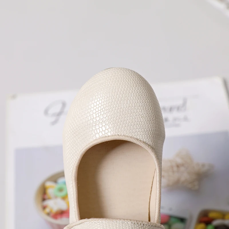 AS New Kids Shoes Children Princess Shoes Baby Girls Leather Shoes Toddler Ballet Flats First Walker Fashion Shoes Mary Jane 5