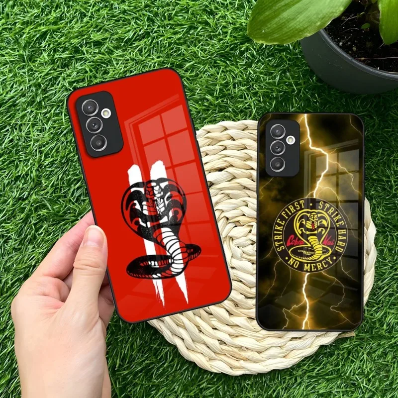 Custodia Per Telefono Cobra Kai Per Samsung S30 S21 S20 S23 S22 Fe S10 E S9 Note 20 10 Pro Ultra Plus Glass