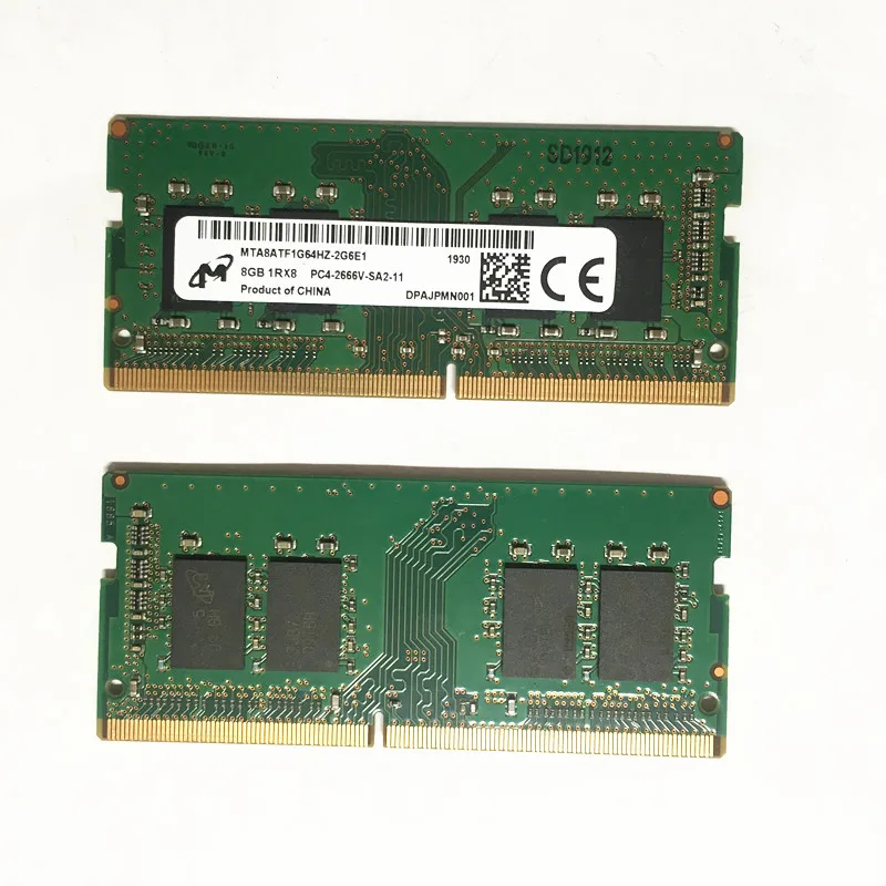 Micron Ddr4 8gb 2666mhz Ram gb 1rx8 Pc42666v-sa211 Ddr4 2666 gb de Memória Portátil - Imagem 4
