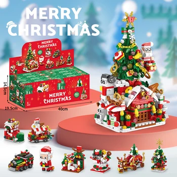 Christmas Santa & Reindeer Building Set 1